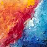 peinture à huile- 20x20cm