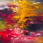 Peinture à huile sur toile /
Format :  55cm x46cm.

