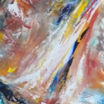 Peinture à huile sur toile montées sur châssis en bois - 
Format :  40cm x 50cm.

