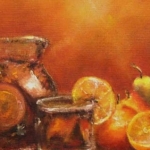 Peinture à huile sur toile  en lin montées sur châssis en bois  / Format : (4F) 33cm x 24cm.
