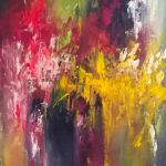 Peinture à huile sur toile  montées sur châssis en bois -  Format : 55cm x46cm. 

